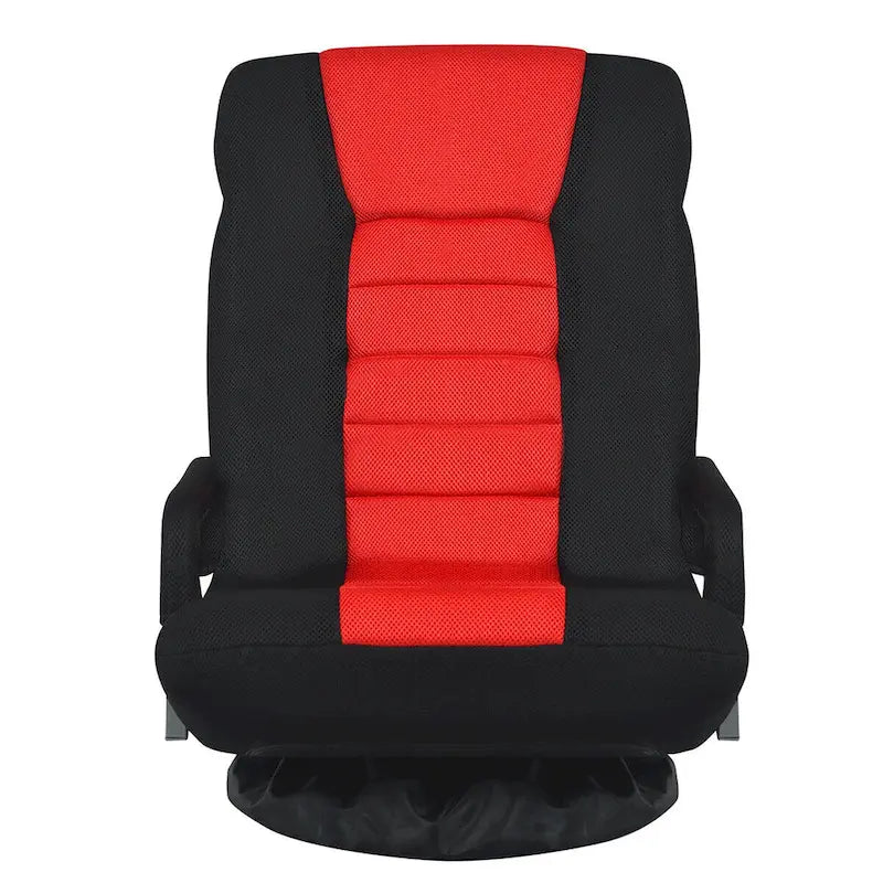 Chaise de sol pliable pivotante à 360° | Dossier réglable sur 5 positions | Pour jeux, lecture, détente | 4 coloris