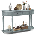 Console de canapé 52" avec 2 tiroirs et étagère ouverte — Style Vintage