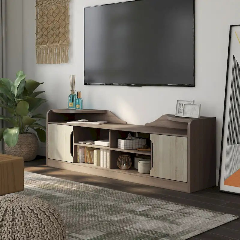 Fetz Rustic 72-inch Multi-functional Storage TV Console by Furniture of America
