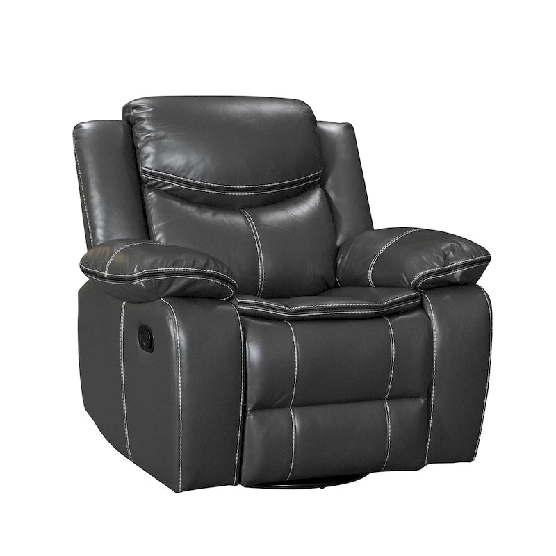 Fauteuil inclinable à bascule multifonction | Pivotant à 360° | Inclinaison réglable | Mousse haute densité