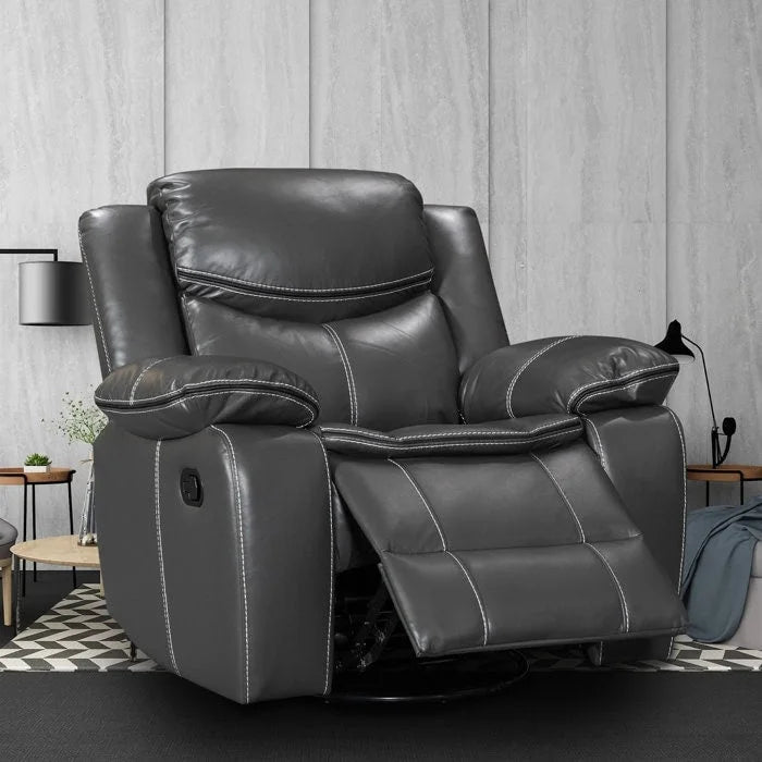 Fauteuil inclinable à bascule multifonction | Pivotant à 360° | Inclinaison réglable | Mousse haute densité