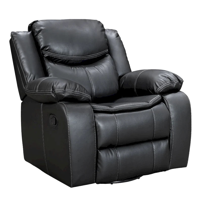 Fauteuil inclinable à bascule multifonction | Pivotant à 360° | Inclinaison réglable | Mousse haute densité