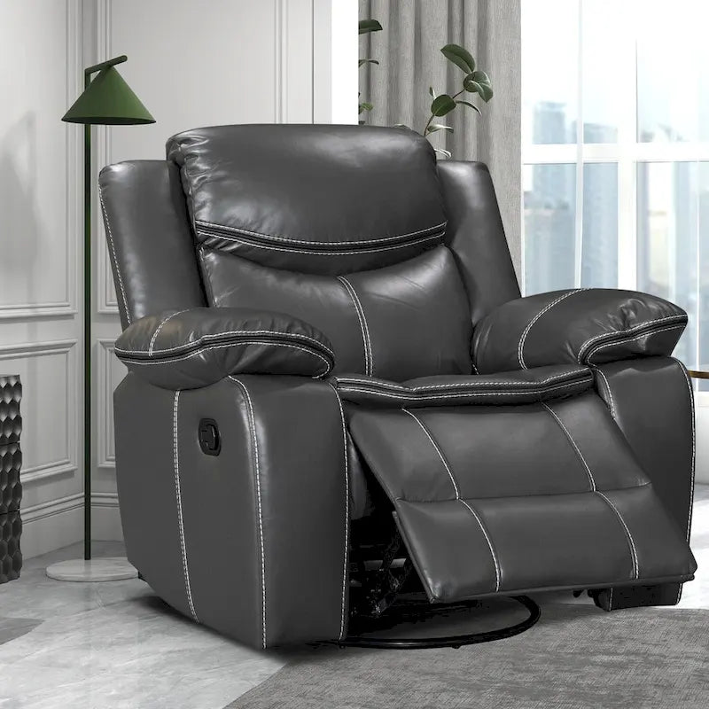 Fauteuil inclinable à bascule multifonction | Pivotant à 360° | Inclinaison réglable | Mousse haute densité