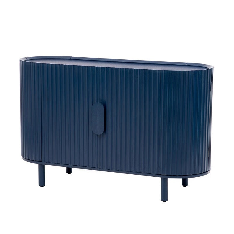 Buffet Ondulé Léger de Luxe | Étagères Réglables | Grand Rangement | 4 Options de Couleur